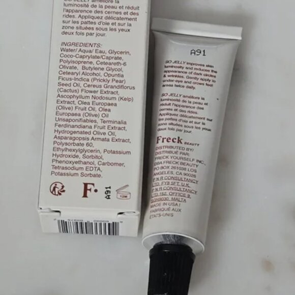 New in Box Freck Beauty So Jelly Eye Cream - Picture 2 of 3